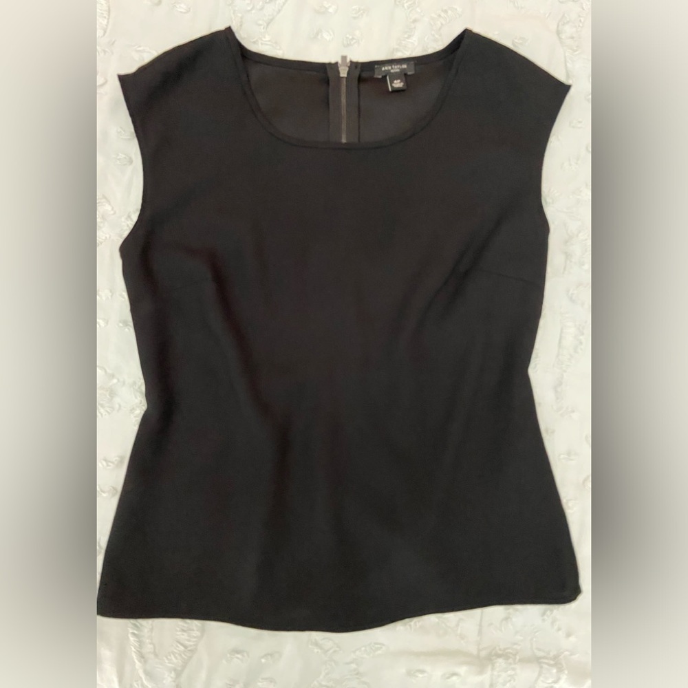 Ann Taylor black blouse